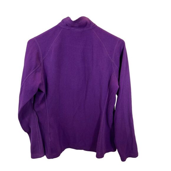 Ladies The North Face Lightweight Purple 1/4 Zip Fleece Size Medium - Picture 2 of 9